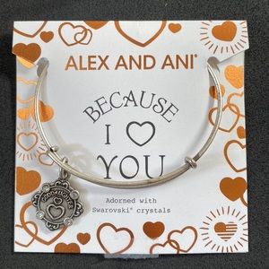 Alex and Ani Goddaughter bracelet with Swarovski crystals